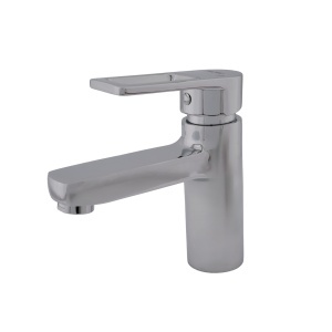 Baterie Lavoar Flow Edge Z-01, zinc, crom, design dreptunghiular
