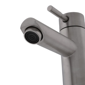 Baterie Lavoar Flow FB-01A Vital, inox SUS304, crom mat, design arc - Img 4