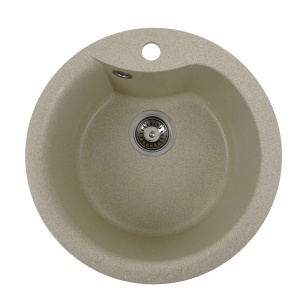 Chiuveta Bucatarie Granit Elefant Premium Turas 480, 482mm, nisip bej