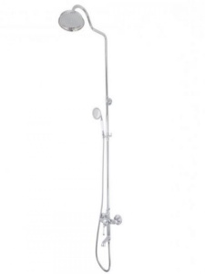 Coloana Dus Mixxus Premium Vintage 009-J, alama, crom, monocomanda cu para dus - Img 4