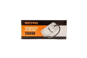 Condensator CBB60 ROTOR, 60µF, 450V, 45x95mm, pentru pompe si motoare - Img 3