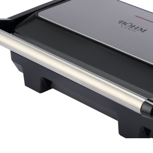 Gratar electric BOHM HOME BEGM100S, 1000 W, placi reversibile grill / plane, deschidere 180° - Img 9