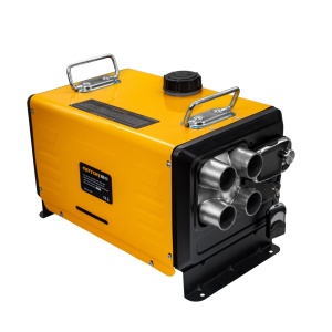 Incalzitor Diesel ROTOR RID-12, 12 kW, rezervor 5 L, 12V/24V/230V, 4 iesiri aer aluminiu, controler LCD, telecomanda, pentru auto, garaj, camping si cabana - Img 3