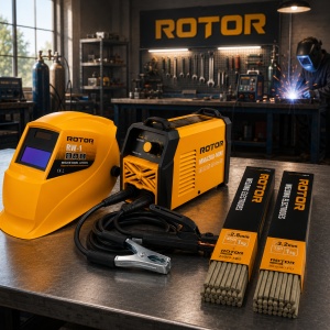 Pachet Aparat Sudura ROTOR MMA200-MINI + Masca Automata RW-1 + Electrozi Rutilici - Img 2