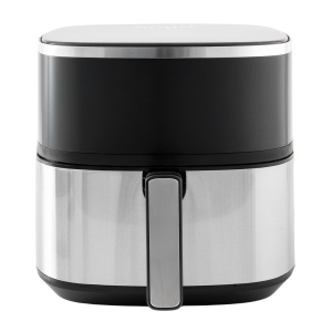 Pachet Friteuza Airfryer cu Aer Cald Bohm Home BDY-AF533R, 1400W 6L + Tocator Electric BFCG40W12, 400W - Img 5