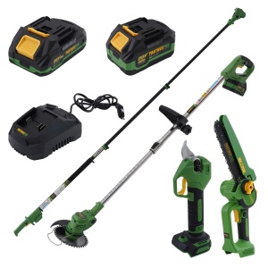 Pachet Set Foarfeca Electrica + Fierastrau Lant 7in1 PartnerPro PP-FFTP - Img 2