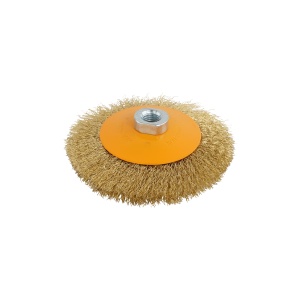 Perie Sarma Conica ROTOR, 100mm, M14, otel, pentru polizor unghiular