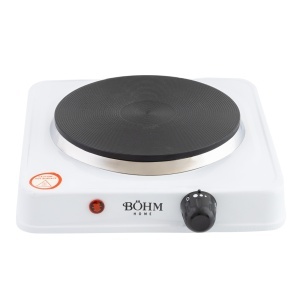 Plita Electrica 1 Ochi Bohm BE-H-002F-W, 1000W, alb - Img 4
