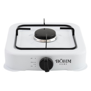 Plita Gaz 1 Arzator Bohm BG-2811-W, alb, pentru camping si uz casnic - Img 3