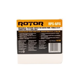 Presostat Mecanic ROTOR RPS-6/FG, 1.3-3 bari, G1/4, pentru pompa apa - Img 3