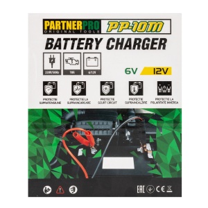 Redresor Auto PartnerPro PP-10M, 6/12V, 220V, pentru incarcat baterie auto - Img 6