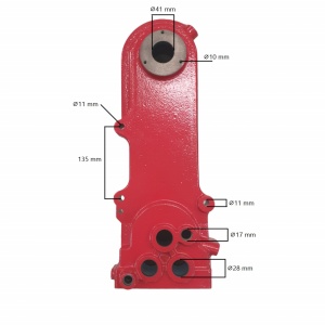 Reductor Motocultor Fonta Elefant, compatibil 168F, manicot hexagon 23mm - Img 5