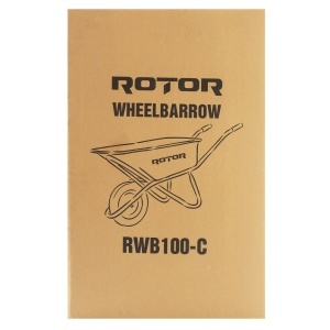 Roaba Cuva Plastic ROTOR RWB100-C, 100L, pentru constructii si gradina - Img 12
