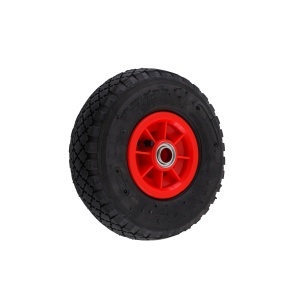 Roata Pneumatica Elefant 300-4, janta plastic, ax 20mm, pentru carucioare - Img 2