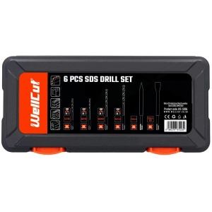 Set Dalti Burghie SDS Wellcut WC-SDS6, 6 piese, Heavy Duty, pentru rotopercutor - Img 3