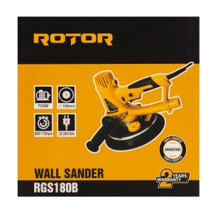 Slefuitor Pereti ROTOR RG-S180B, 750W, disc 180mm, 800-1750 RPM, aspirare 97% - Img 12