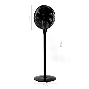 Ventilator Podea Bohm BY2316, 16 inch, 25W, 8 viteze, LED, telecomanda - Img 2