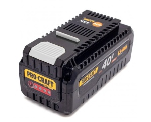 Acumulator ProCraft 40V, 4Ah, Li-ion, pentru scule electrice ProCraft 40V