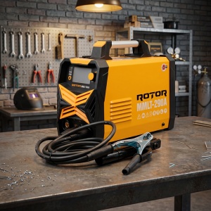 Aparat Sudura MIG MMA TIG ROTOR MMLT-290A, LCD Color, sarma si electrod