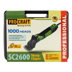 Aparat Tuns Oi ProCraft SC2600, 500W, 2600 RPM, cutit 76mm, pentru tuns animale - Img 13