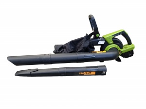 Aspirator Suflanta Frunze Acumulator ProCraft VB20, pentru curatare gradina - Img 6