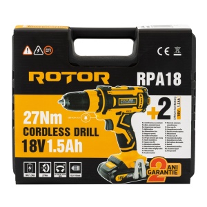 Autofiletanta cu Acumulator ROTOR RPA18, 18V, 27Nm, pentru insurubat - Img 5