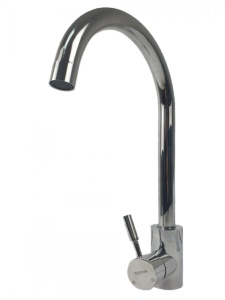 Baterie Bucatarie Mixxus SUS-011 Chrome, inox, monocomanda, racorduri incluse - Img 4