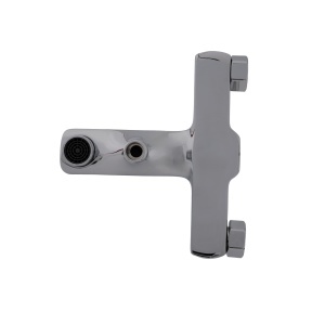 Baterie Cada Flow Elegance Z-09, zinc, cu para de dus, design elegant - Img 2
