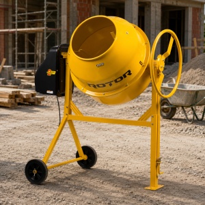 Betoniera ROTOR RB185, 185L, 1000W, 29.5 RPM, tambur otel, motor acoperit