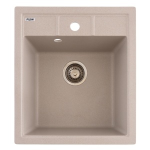 Chiuveta Bucatarie Granit Flow FCB-4651BA, 46x51cm, seria Brick, avena
