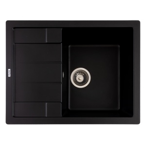 Chiuveta Bucatarie Granit Flow FCB-6449ABA, 64x49cm, seria Angel, black anthracite