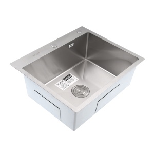 Chiuveta Bucatarie Inox SUS304 Bohm BH6050S, 600x500mm, satin