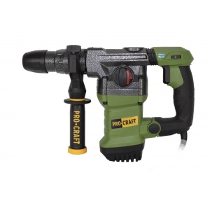 Ciocan Rotopercutor ProCraft BH1500E, 1500W, 4.5J, SDS+, 3 burghie incluse
