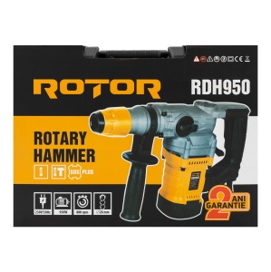 Ciocan Rotopercutor SDS+ ROTOR RDH950, 950W, 4J, 800 RPM - Img 9