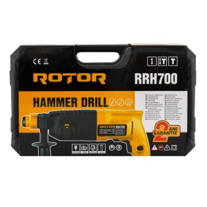 Ciocan Rotopercutor SDS+ ROTOR RRH700, 700W, 3J, 870 RPM - Img 10