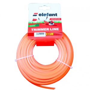 Fir Tambur Patrat Motocoasa Elefant, 3mm, 15m, pentru cap mosor - Img 2
