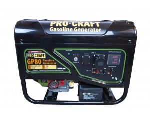 Generator AVR ProCraft GP80, pentru alimentare curent electric uz casnic si industrial