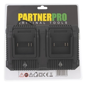 Incarcator Dublu PartnerPro PPC-2-4A, 2x20V, 4A+4A, pentru 2 acumulatori simultan - Img 3
