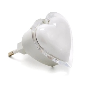 Lampa de Veghe LED Vargo, forma inima, 0.5W RGB, pentru copii