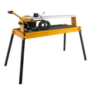 Masina de taiat gresie, faianta, ceramica Rotor, 1200w, 220v, 2950rpm, dimensiuni disc diamantat: Ø230 × 25.4 × 2.4 mm, masa de de lucru: 930× 460 mm, adancime taiere la 90°: 34 mm, la 45°: 30 mm - Img 9