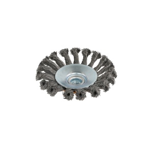 Perie Sarma Conica cu Noduri ROTOR, 115mm, M14, pentru polizor unghiular - Img 2
