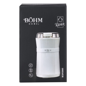 Rasnita Electrica de Cafea Bohm Home BCGP20W5, 200W, 50g, 2 lame din inox, alba - Img 11