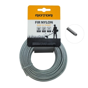 Set 5 Fire Nylon cu Insertie Otel ROTOR, 2.4mm x 15m, rotund, pentru motocoasa - Img 2