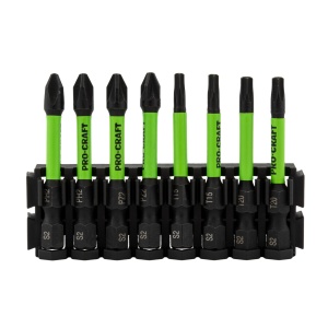 Set Biti Impact ProCraft IBS-41, 41 piese, pentru pistol pneumatic si impact - Img 5
