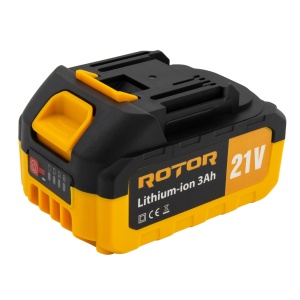 Trimmer pe acumulator RBT-2BC ROTOR 2 x Acumulatori 21V/3Ah, 8000 rot/min - Img 8