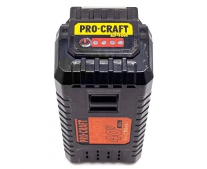 Acumulator ProCraft 40V, 4Ah, Li-ion, pentru scule electrice ProCraft 40V - Img 2