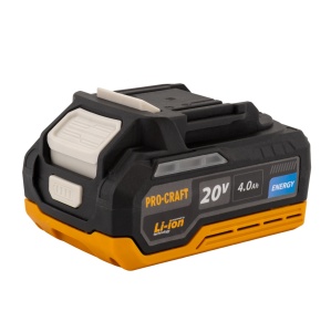 Acumulator ProCraft Energy 20V, 4Ah, Li-ion, pentru scule electrice ProCraft