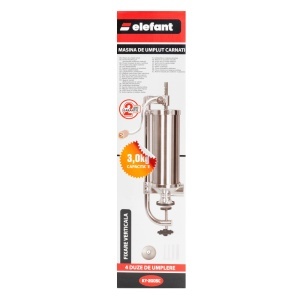 Aparat Umplut Carnati Vertical Elefant KY-2005C, 3kg, inox - Img 3