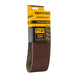 Banda de Slefuit ROTOR, 75x533mm, P120, set 5 buc