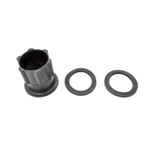 Baterie Bucatarie Flow UF-MB203ZBG, zinc bej crom, pipa fixa rotire 360 - Img 2